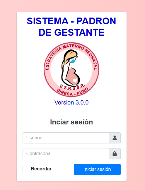 Sistemade Padron de Gestante "Notigest"